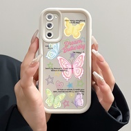 HP Phone Case For Samsung S20 FE Samsung S21 FE S24 FE Case Butterfly Case Phone Case Silicone Softc