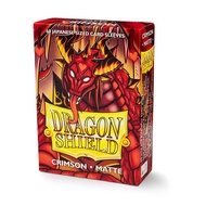 Dragon Shield - 60 Japanese Size Card Sleeves - Crimson Matte