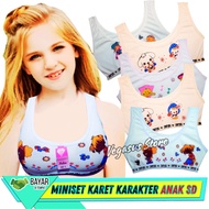 Miniset Girls Cartoon Character Rubber Sport girl-Kids Girls ABG Elementary School Class 4-6 Ages 6-