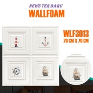 LARIS* wallpaper 3d wallpaper foam/wallpaper kamar tidur foam ukuran