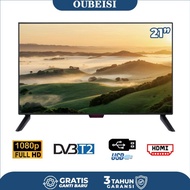 OUBEISI TV Digital TV 21/22/24/25 Inch TV LED FHD DVB T2