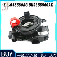 Clock Spring Steering Angle Sensor for VW Caddy Passat Golf, Audi A1 Q3 Skoda Superb 5K0953569AG 5K0