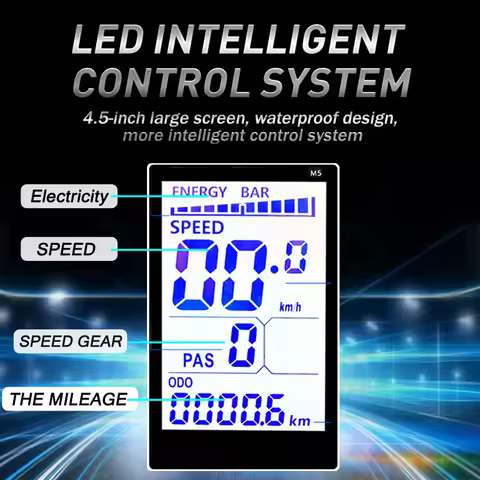shengmilo M5 suitable for MX-01 48V LCD display panel kit with control buttons E-bike control kit E-