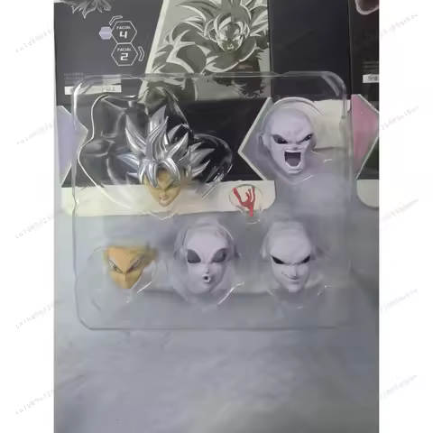 Black Hole New Floating Hair Goku Jiren Head Sculpture Accessories Pack SHF Soul Limited Venue