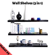 Floating Wall Shelf Ikea Cabinet And Bookshelf Storage Rack Three-In-One