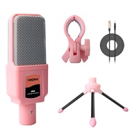 M998Condenser Microphone Computer Live Streaming Sound Card Set K Song Entertainment E-book Micropho