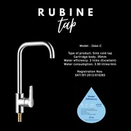 Rubine Faucet - Kitchen Sink Tap Premio 2444-C (Premium Grade) Cold Tap