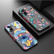 Lilo Stitch Angel Matte Mobile Phone Case For Realme C55 C53 C33 C30S C30 C25Y C21Y C21 C20 C17 C12 