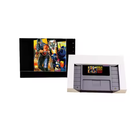 Ninja Gaiden Trilogy Action game Card for SNES EUR PAL USA NTSC 16bit Game Consoles with Retail Box 