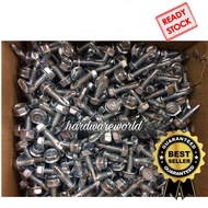LION KING SELF DRILLING SCREW DS 516 HOW 516 #10 x 5/8" ZP HEXAGON HEAD SELF DRILLING SCREW SKRU KUD