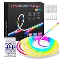 สมาร์ทบลูทูธ RGBIC นีออน LED Strip Light 1 M-10 M กันน้ํา USB 5 V นีออนเชือก การควบคุม APP สําหรับปา