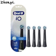 Oral-B io Ultimate Clean Toothbrush Heads, Pack of 4 Counts