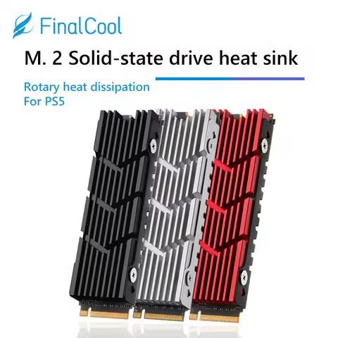 M2 2280 SSD Aluminum Heat Sink M.2 SSD NVMe Heatsink Radiator with Thermal Silicone Pad for M.2 2280