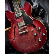 Epiphone Exclusive ES-335 Figured Limited-Edition Semi-Hollow Electric Guitar Raspberry Burst Includ