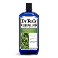 Dr. Teal's Foaming Bath Epsom Salt Eucalyptus Spearmint 34 Fluid Ounce