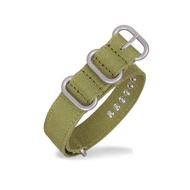 Nato Nylon Striped Watch Strap 20mm Nylon Wrist Band 24mm Watch Casual Canvas 22mm Zulu Strap 26mm Army Green