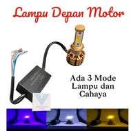 HD MOTORCYCLE HEADLIGHTS PLUS 3-COLOR FAN PNP UNIVERSAL MOTORCYCLE