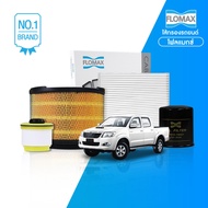 กรองน้ำมันเครื่อง-กรองน้ำมันเชิ้อเพลิง-กรองอากาศ-กรองแอร์รถยนต์ FLOMAX  FMO234 FMF147 FMA316 FMC102 