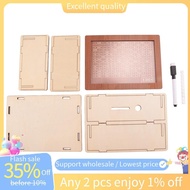 Wooden Money Box, Retro Money Box Storage Box, Piggy Bank with Marker, Money Box, Reusable Money Box