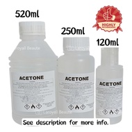 [SG STOCK] PURE ACETONE ✅ 99.9% IPA ALCOHOL & more✅