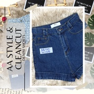【Hot sale】AA Style and Clean Cut Denim Shorts