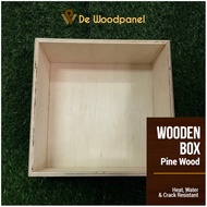 Wooden Storage Box 25cm*25cm ( Pine Wood )