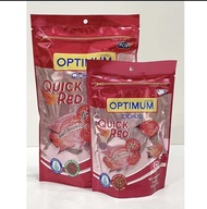 OPTIMUM CICHLID QUICK RED 300g. (อาหารปลาหมอสี ปลานกแก้ว สูตรเร่งสี เร่งโต ไม่ทำให้น้ำขุ่น)