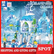 ❉∈☍Compatible with Lego block girl series assembling villa princess castle house puzzle children s t