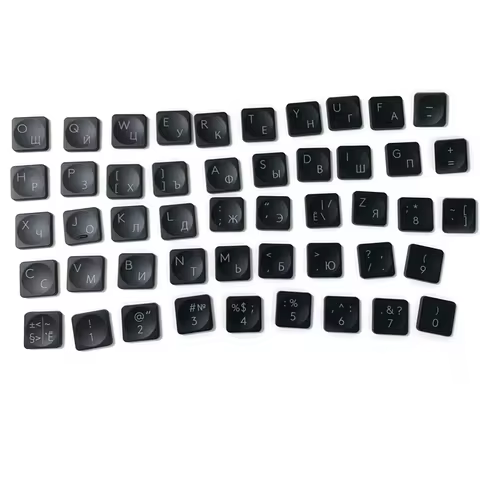 GreyBlack Russia 48 Keycaps Replacement Keycap Key Cap &Scissor For Logitech Craft MX S YR0073 YR006