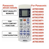 Panasonic Aircon Remote Control, For Air Conditioner Universal Panasonic A75C3300/4065/2913/3706/387