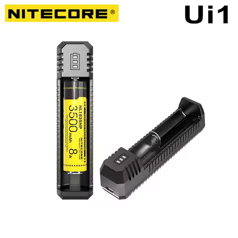 NITECORE UI1 Portable USB Li-ion Battery Charger 3.6V/3.7V Rechargeable For 21700 20700 Size Compati