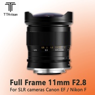 TTartisan 11mm F2.8 Professional Recording Camera Lens Full Frame for Leica M Sony E Nikon Z Mount C