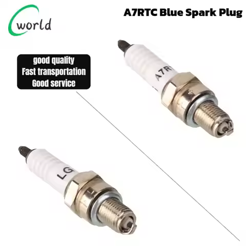 Spark Plug CR7HSA A7RTC A7TC A7RC Compatible with GY6 50cc-150cc, For Honda XR80R XR100R, CRF80F CRF