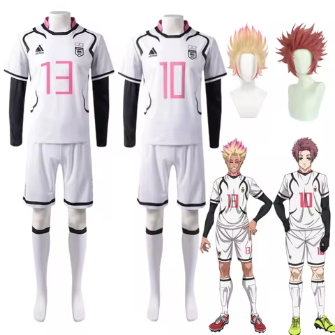 Anime Blue Lock Shidou Cosplay Costumes Japan U20 Sae Football Jersey Shidou Ryuusei Wigs Itoshi Sae