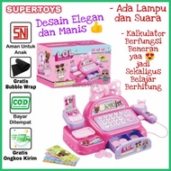 MESIN LoL Children's Cashier Toy Cashier Machine Educational Sales Gift