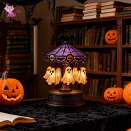 Rotating Spookys Tabletop Decoration Atmospheric LED Glowing For Haunted-Vibes Spookys Haunted House