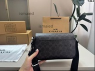 COACH 蔻馳郵差包斜挎包男女通用單肩包