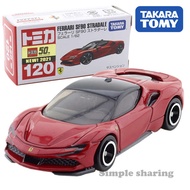 708TOMY Domeca Alloy Car Model Male Toy TOMICA 120 Ferrari Ferrari SF90 First Return