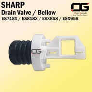 Sharp ES718X / ES818X / ESX858 / ESX958 Drain Valve Assembly Valve Packing Drain Valve Washing Machi