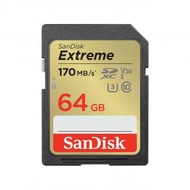 SanDisk - 64GB Extreme SD UHS-I 記憶卡 SDSDXV2-064G