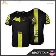 BATMAN T-Shirt 6th Series Sport T-shirt Dri-Fit Tee Velosport Tee Baju  Batman Bat Woman Sport Shirt