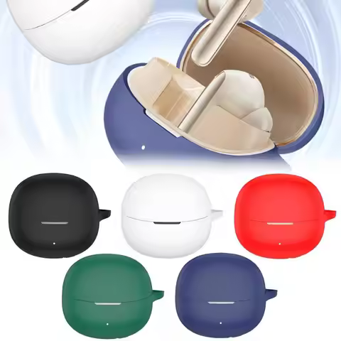 For QCY Melobuds Pro Bluetooth Headphone Cover Silicone Cover Anti-drop Dust Charging Case Bluetooth