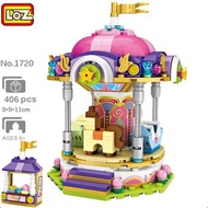Loz LOZ 歡樂遊樂場mini積木系列 - 旋轉木馬 13.5 x 18 x 8cm