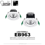 EB963 RECESSED EYEBALL LED 5W/10W RD / PLASTER CEILING EYEBALL LED 5W/10W