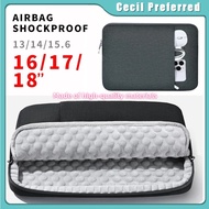 Laptop Bag 17 18 inch Airbag Shockproof Inner Sleeve Tablet iPad Storage Bag Women Man 15 16 inch