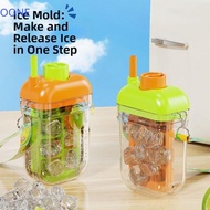 OONE Ice Cube Kettle, 8 Grids Reusable Ice Cube Water Bottle, Safe 2 in 1 Creative Food Grade Ice Cu