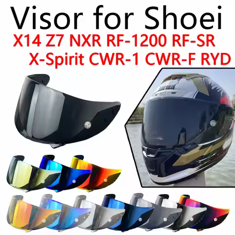 Motorcycle Helmet Visor for SHOEI X14 Z7 CWR1 RF1200 Xspirit NXR Helmet Shield Lens Casco Moto Acces