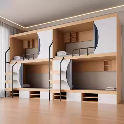 Youth bunk apartment hotel bunk bed e-sports hotel custom hostel dormitory room bed space capsule be