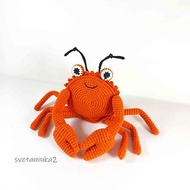 數位 Crab Crochet Pattern Crab Amigurumi Pattern Amigurumi Crochet Pattern Sealife