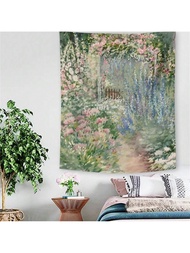 Flowers Tapestry, Aesthetics Art Tapestries For Bedroom Living Room Home Decor 90g Washable 79x59 In
